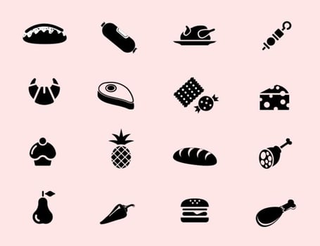 Food Icon Vector Pack