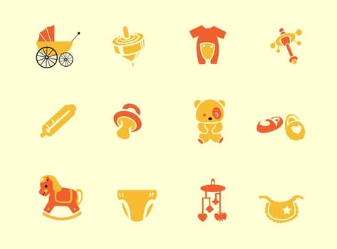 Baby Vector Icon Pack 