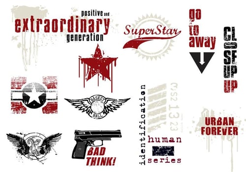 Grunge Urban Vector Elements Pack