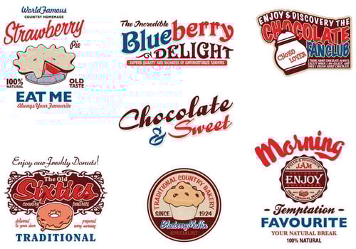 Vintage Advertising Vector Pack