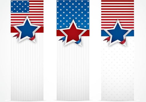 USA Banner Vector Pack