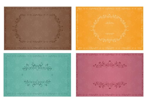 Vintage Wallpaper Vector Pack