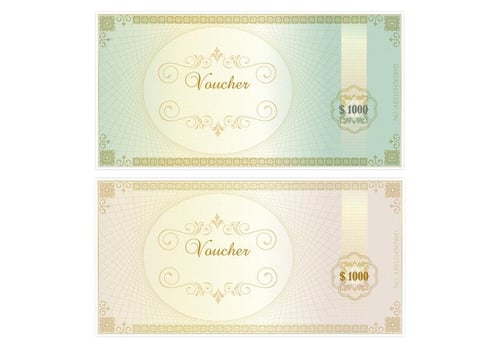 Retro Voucher Vector Pack