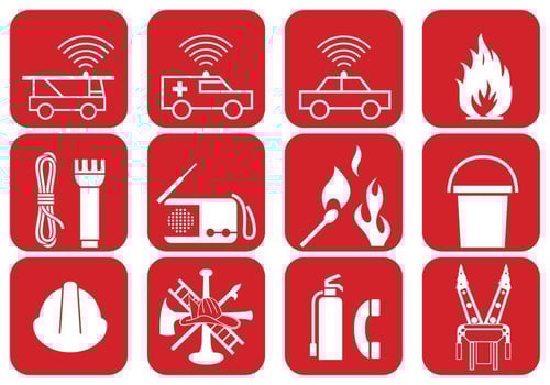 Fire Safety and Emergency Vector Pack