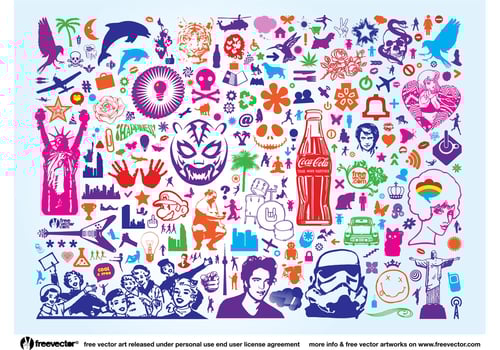 Free Silhouettes Collection vector