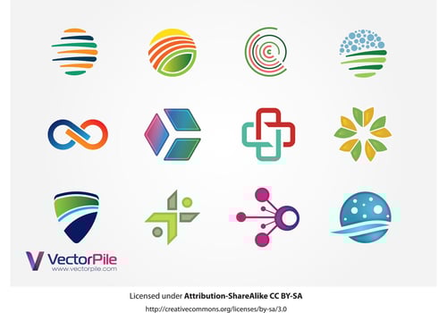 Mixed Logo Vector Design Elements 