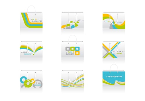 Corporate Shopping Bag Vectors