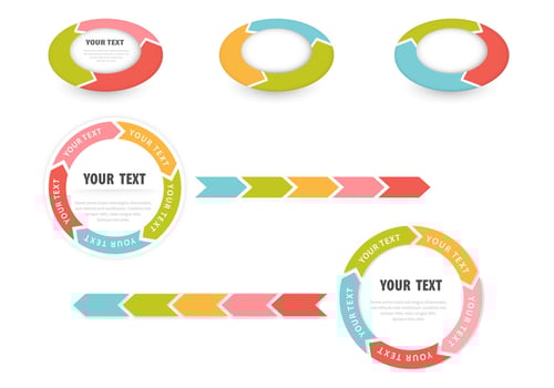 Arrow Flow Chart Vector