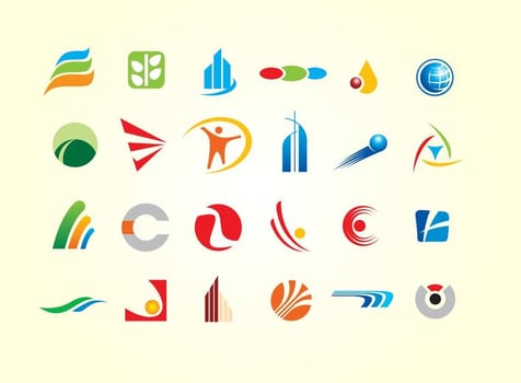 Simple Logo Shapes Vectors