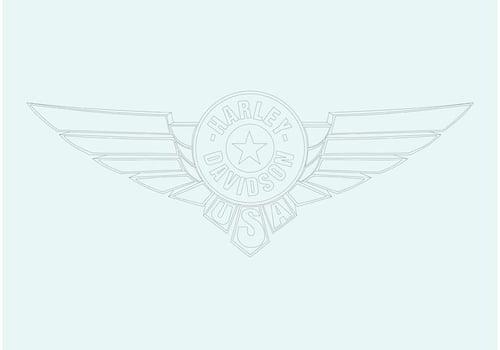 Harley Davidson Disc Logo vector