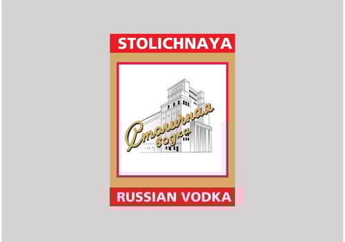 Stolichnaya Vodka vector