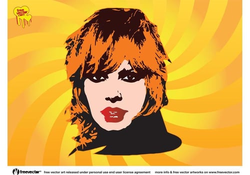 Charlize Theron Vector