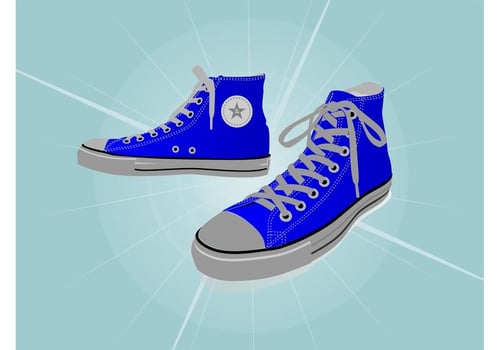 All Star Sneakers vector