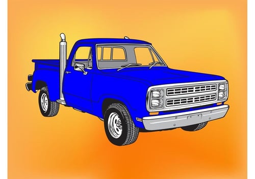 Pickup Truck vector