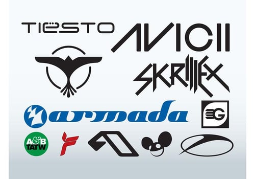 Best DJs vector