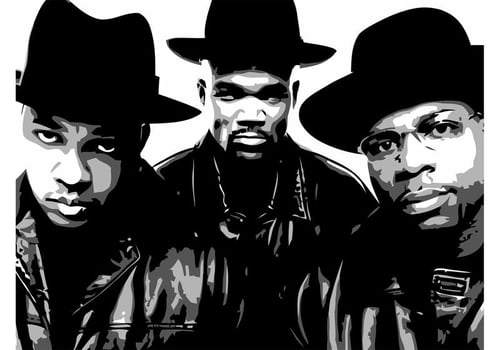 Run DMC Vector Image
