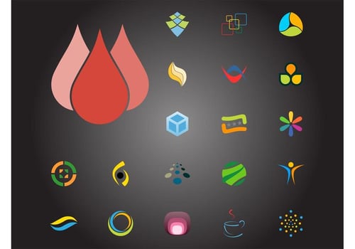 Colorful Logo Pack vector