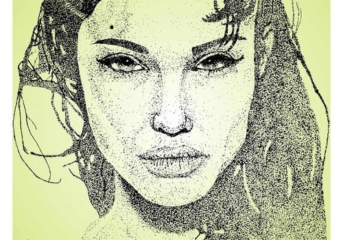 Angelina Jolie Art vector