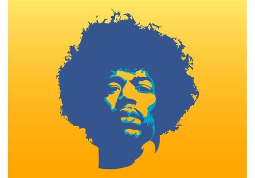 Jimi Hendrix Vector