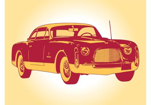 Vintage Car Graphics vector