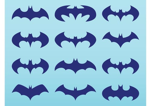 Batman Logo Pack vector