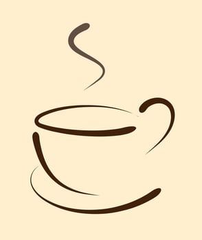Coffee Cup Logo Template vector