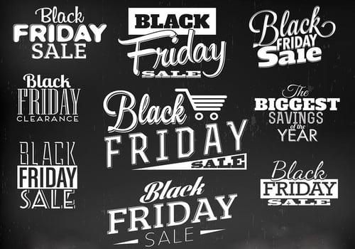 Black Friday Label Vectors