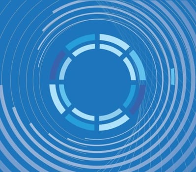 Blue Abstract Circle Background Vector