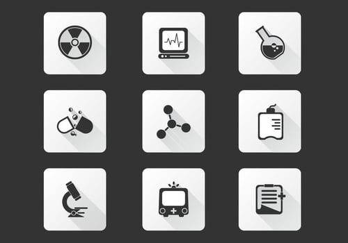 Medical Laboratory Icons Vector Pack
