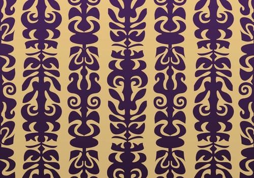 Purple and Gold Native Vector Background