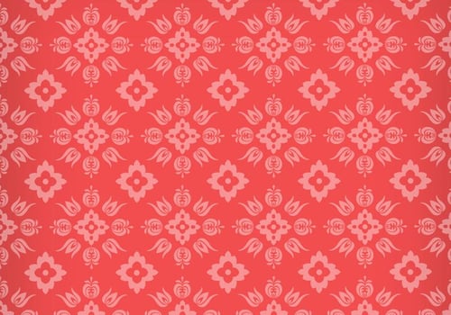Floral Ornament Vector Pattern