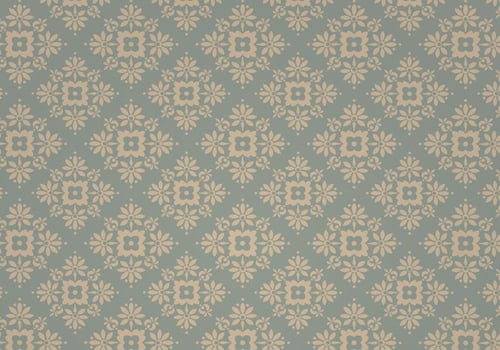 Dusty Blue Vintage Vector Pattern