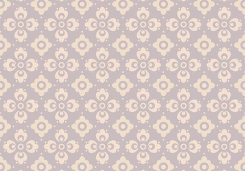 Lavender Floral Vector Pattern