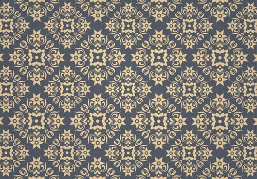 Charcoal Vintage Vector Pattern