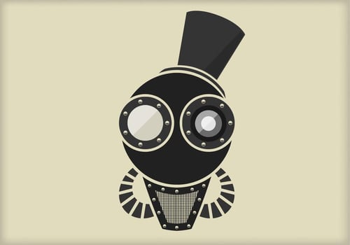 Steampunk Vector Portrait Two