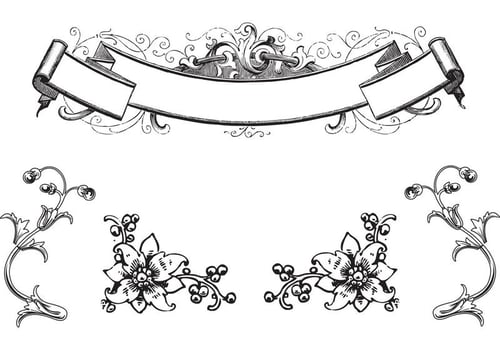 Free Antique Ornaments & Scroll Vectors