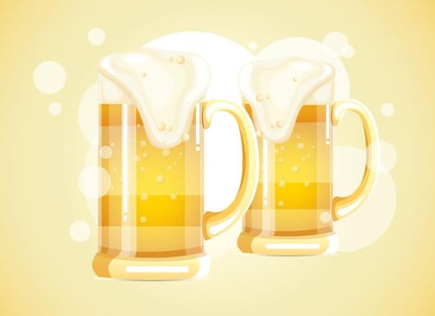 Glass Beer Vector