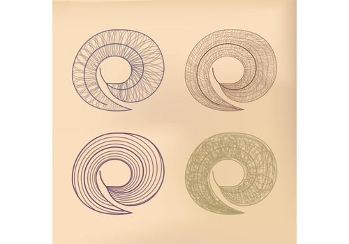 Spiral Vector Leaves 