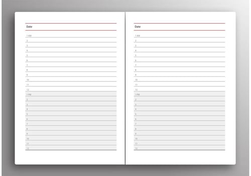 Daily Planner Vector 