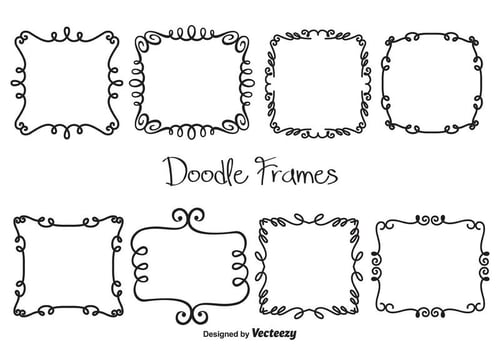 Vector Doodle Frames