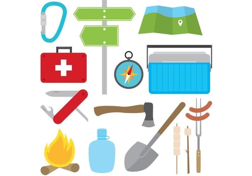 Camping Vector Items