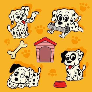 Dalmatian Puppy Vector Pack