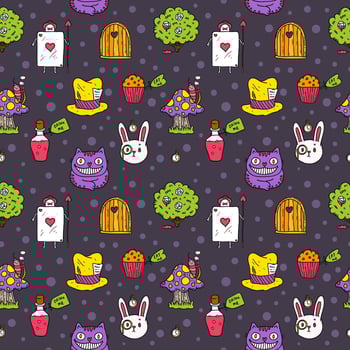 Whimsical Seamless Pattern vector