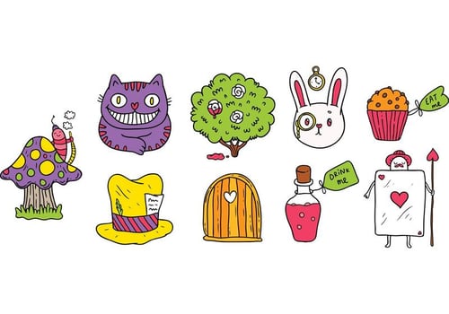 Whimsical Creatures Vector Set