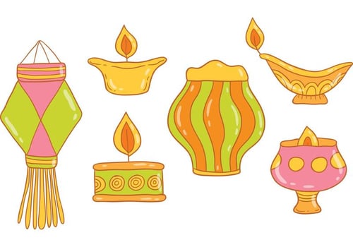 Free Happy Diwali vector