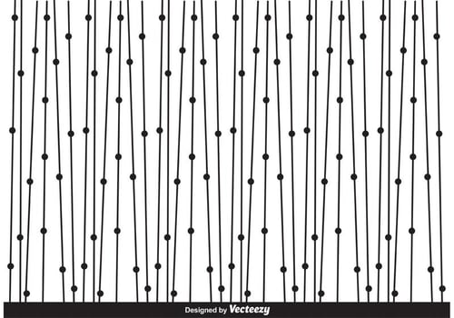 Simple Black and White Pattern with Dots  vector