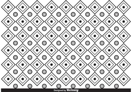 Black and White Pattern Vector 