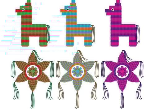Piñatas Vectors 