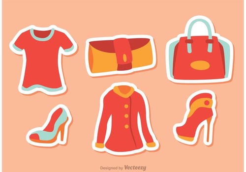 Girl Fashion Vectors Pack 3