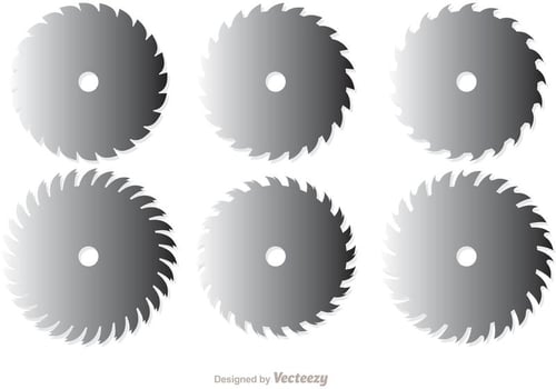 Circular Saw Blades Vector Pack 1